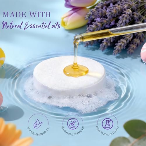 8 Pcs Shower Steamers Aromatherapy: Birthday Gifts for Women, Mother's Day Gifts, Self Care with Natural Essential Oils - Futricy - görsel 9