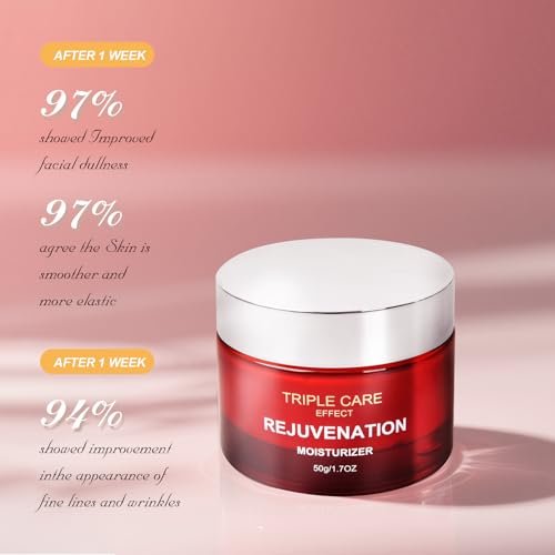 Triple Power Anti-Aging Moisturizer – Retinol, Hyaluronic Acid, Vitamin C, Niacinamide – Wrinkle Reduction, Firming, Brightening & Deep Hydration for Younger-Looking Skin, 1.7 Oz - görsel 10