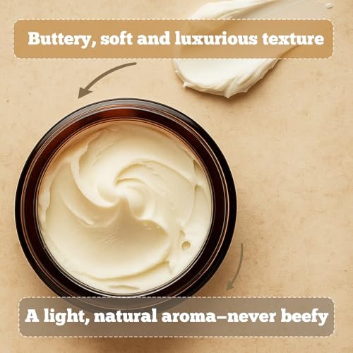 Roseblem Whipped Tallow Honey Balm – 100% Organic Grass-Fed Beef Tallow Moisturizer with Raw Honey for Dry & Sensitive Skin, 2.1 Oz - görsel 6