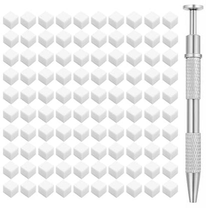 150PCS Nail Sponges for Ombre Nail Art with 1 Grab Pen – Gradient Nail Art Tool Set with Storage Case – DIY Nail Design Accessories for Salon & Home Use