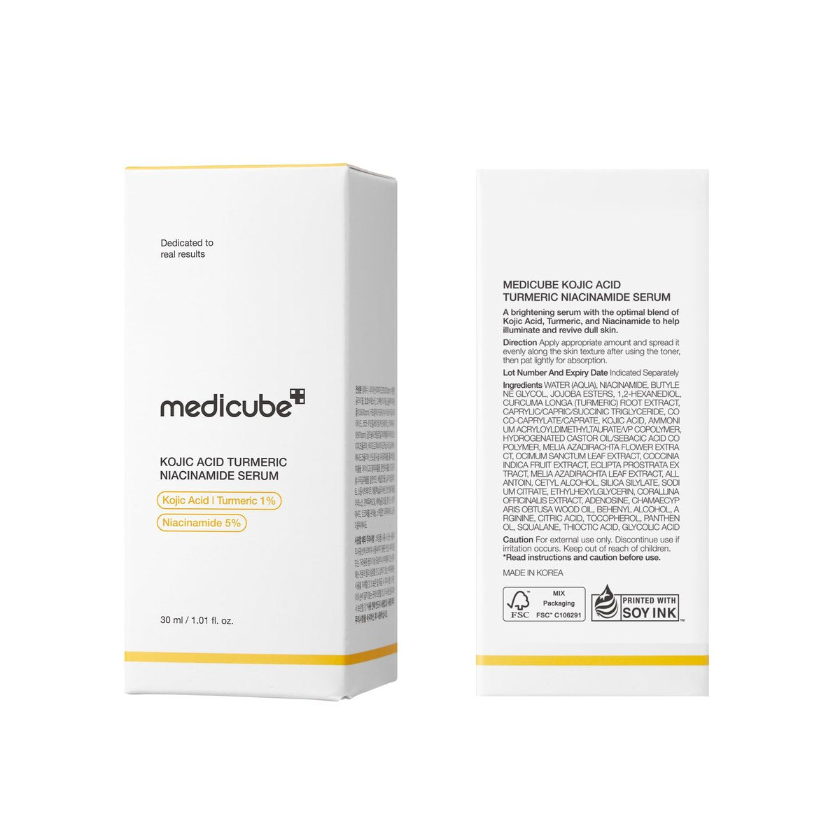 Medicube Kojic Acid Turmeric Clarifying & Balancing Capsule Serum for Troubled Skin – Soothing & Brightening Facial Serum with Niacinamide & Glow Capsules for Hydration and Barrier Support, 1.01 fl.oz - görsel 17
