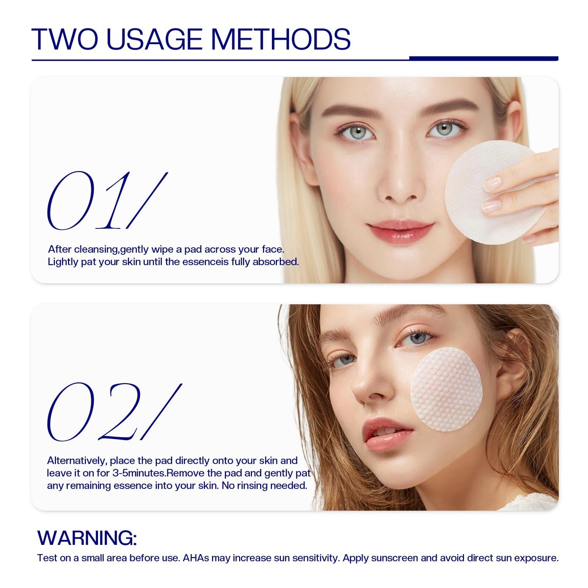 Morovan Glycolic Acid Pads 30%: Dual-Sided Face Exfoliator for Blemishes and Deep Cleaning, Clarifying Skin Tone, At-Home Peel, 65 Pads Avelisse