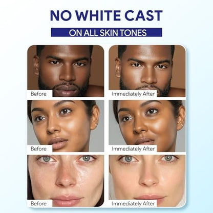 SEYOUL T-Collagen Sunscreen Serum SPF50+ – Lightweight UV Defense, No White Cast, Collagen + Stem-Cell Complex for Sensitive Skin (4 Bottles) Avelisse