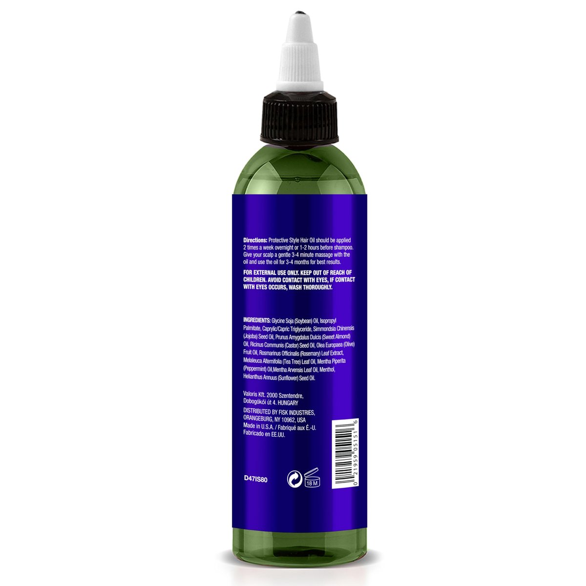 Difeel Itchy Scalp & Tension Relief Hair Oil with Tea Tree & Peppermint Oils for Braided Styles 8 oz - görsel 3