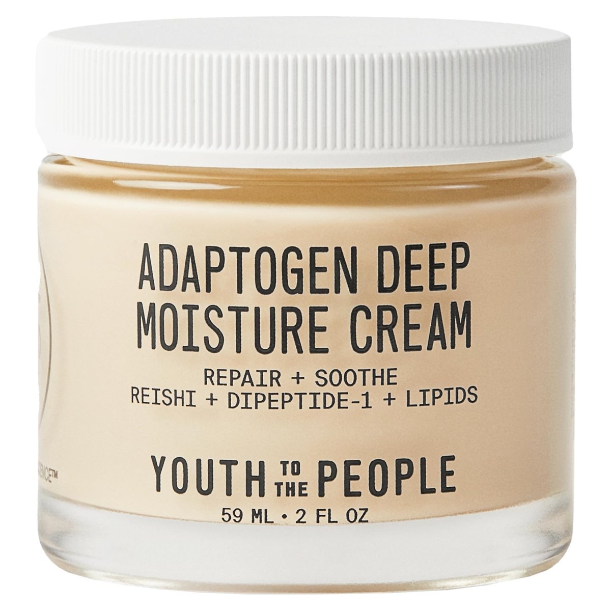 Youth To The People Adaptogen Repairing Face Moisturizer - Peptides for Sensitive + Dry Skin, 24 HR Hydration, Reduces Redness + Soothes Skin Barrier, Non-Comedogenic, Fragrance-Free - 2 fl oz Avelisse