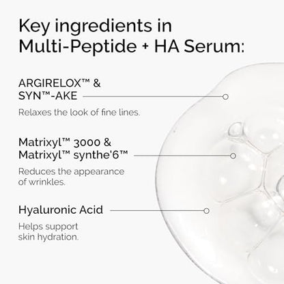 The Ordinary Age Support Set - 3-Step Anti-Aging Skin Regimen with Multi-Peptide + HA, Multi-Peptide Eye Serum, and Natural Moisturizing Factors + PhytoCeramides Avelisse