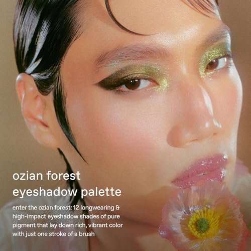 r.e.m. beauty by Ariana Grande Wicked: For Good | Ozian Forest Eyeshadow Palette | 12 Highly Pigmented Shades | Matte, Duo-Chrome, Shimmer & Glitter Avelisse