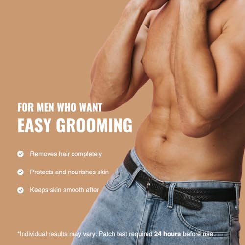 Superior Mane Hair Removal Spray for Men – Painless No Shave Depilatory Spray for Chest, Back, Legs, Arms & Groin – Fast Acting Body Hair Remover for Sensitive Skin, Smooth Results (5 Fl Oz) Avelisse
