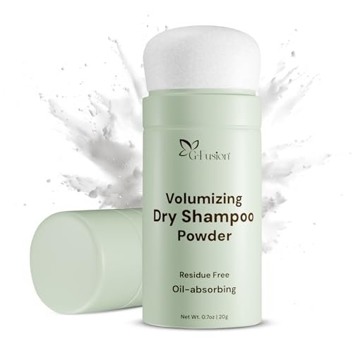 G-Fusion Volumizing Dry Shampoo Powder - Non-Aerosol, Travel Size, Oil Absorbing Hair Refresher, 0.7 oz Avelisse