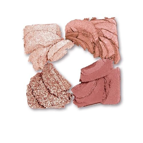 Charlotte Tilbury Bigger, Brighter Eyeshadow Palette - Exagger-Eyes - Rose Gold Shimmer & Satin Matte Quad Avelisse