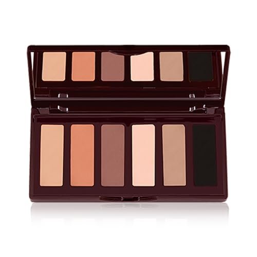 Charlotte Tilbury Super Nudes Easy Eye Eyeshadow Palette – Nude Matte 6-Shade Palette for Effortless 90s Supermodel Smokey Eyes Avelisse