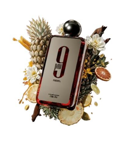 Afnan 9 PM Rebel Eau de Parfum Spray for Unisex, 3.4 oz Avelisse