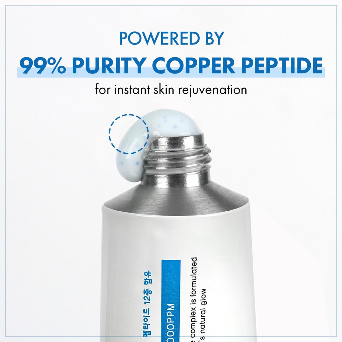 TOSOWOONG Copper Peptide 12 Cream – 99% Purity Copper Tripeptide-1, GHK-Cu, 12 Multi-Peptide Anti Aging Formula for Fine Lines, Firming, Skin Elasticity, Korean Skincare, 50ml / 1.69 fl.oz. Avelisse