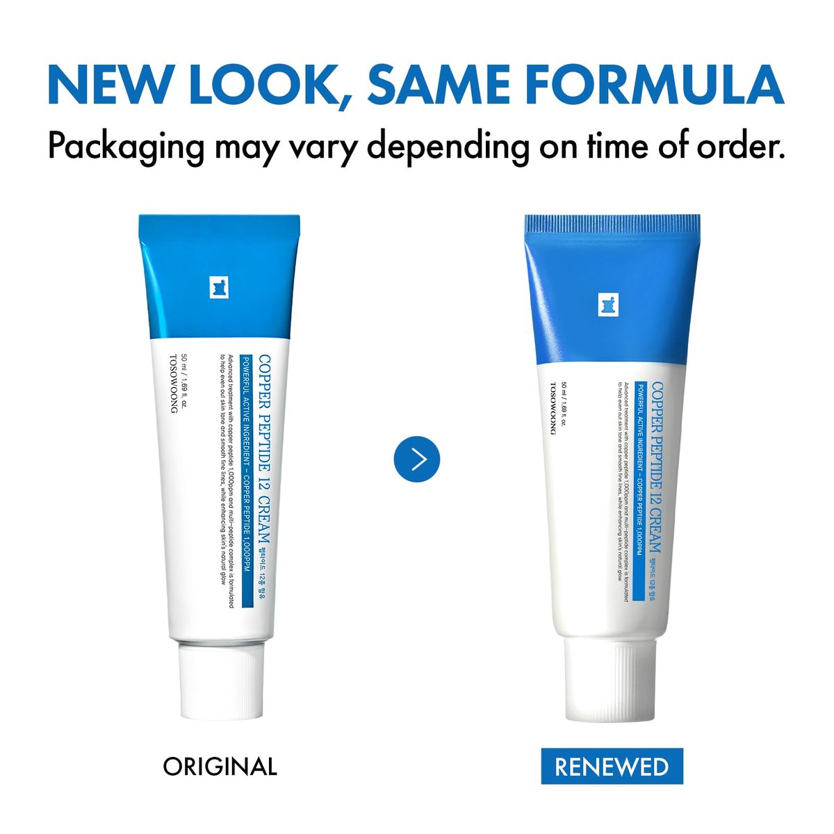 TOSOWOONG Copper Peptide 12 Cream – 99% Purity Copper Tripeptide-1, GHK-Cu, 12 Multi-Peptide Anti Aging Formula for Fine Lines, Firming, Skin Elasticity, Korean Skincare, 50ml / 1.69 fl.oz. Avelisse
