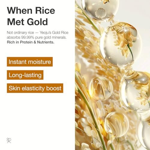 reii reii Gold Rice Energy Cream – Heritage Golden Rice Formula for Deep Hydration & Radiant Glow | Vegan Moisturizer with Peptide & Hyaluronic Acid, Korea Skincare (1.69 fl.oz / 50ml) Avelisse