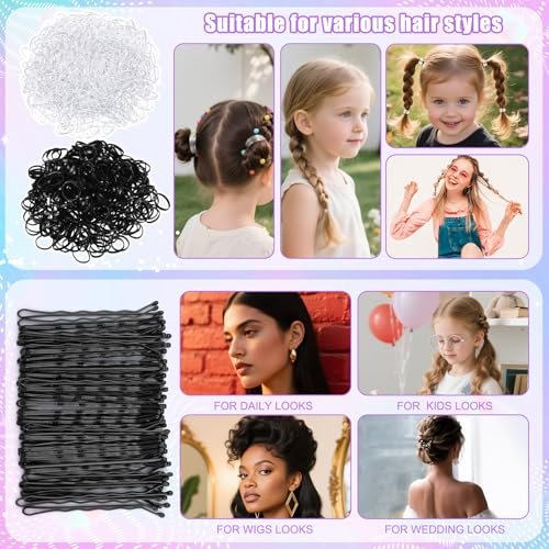 7-Piece Hair Finishing Stick Set with Slick Back Brush, Fly Away Stick, Bobby Pins & Elastic Bands - görsel 14