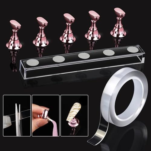 Teenitor 240-Piece Square Nail Tips Set with Nail Charms & Art Brushes – XXL Clear Acrylic Fake Nails for Full Coverage Extensions Avelisse