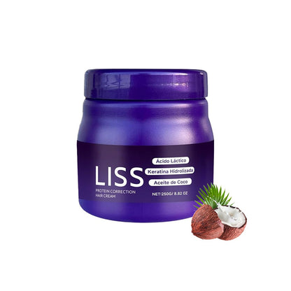 Liss Alisado Keratin Hair Straightening Cream - Formaldehyde-Free Silkening Treatment for Smooth, Frizz-Free Hair (1 Pack) Avelisse