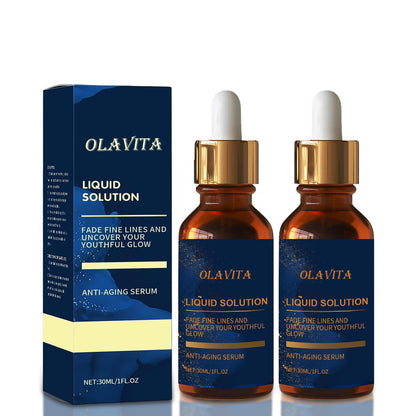 OLAVITA Facial Serum with Vitamin C, Retinol & Aloe – Liquid Anti-Aging Solution, Boosts Collagen, Shrinks Pores, Diminishes Wrinkles (2-Pack) Avelisse