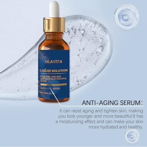 OLAVITA Facial Serum with Vitamin C, Retinol & Aloe – Liquid Anti-Aging Solution, Boosts Collagen, Shrinks Pores, Diminishes Wrinkles (2-Pack) Avelisse