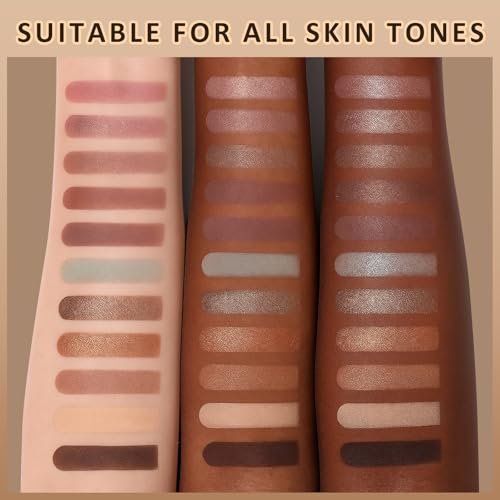 UCANBE 16 Color Baked Eyeshadow Palette with 15 Brushes Makeup Set - Matte & Shimmer Blend, Highly Pigmented Long Lasting Waterproof Avelisse