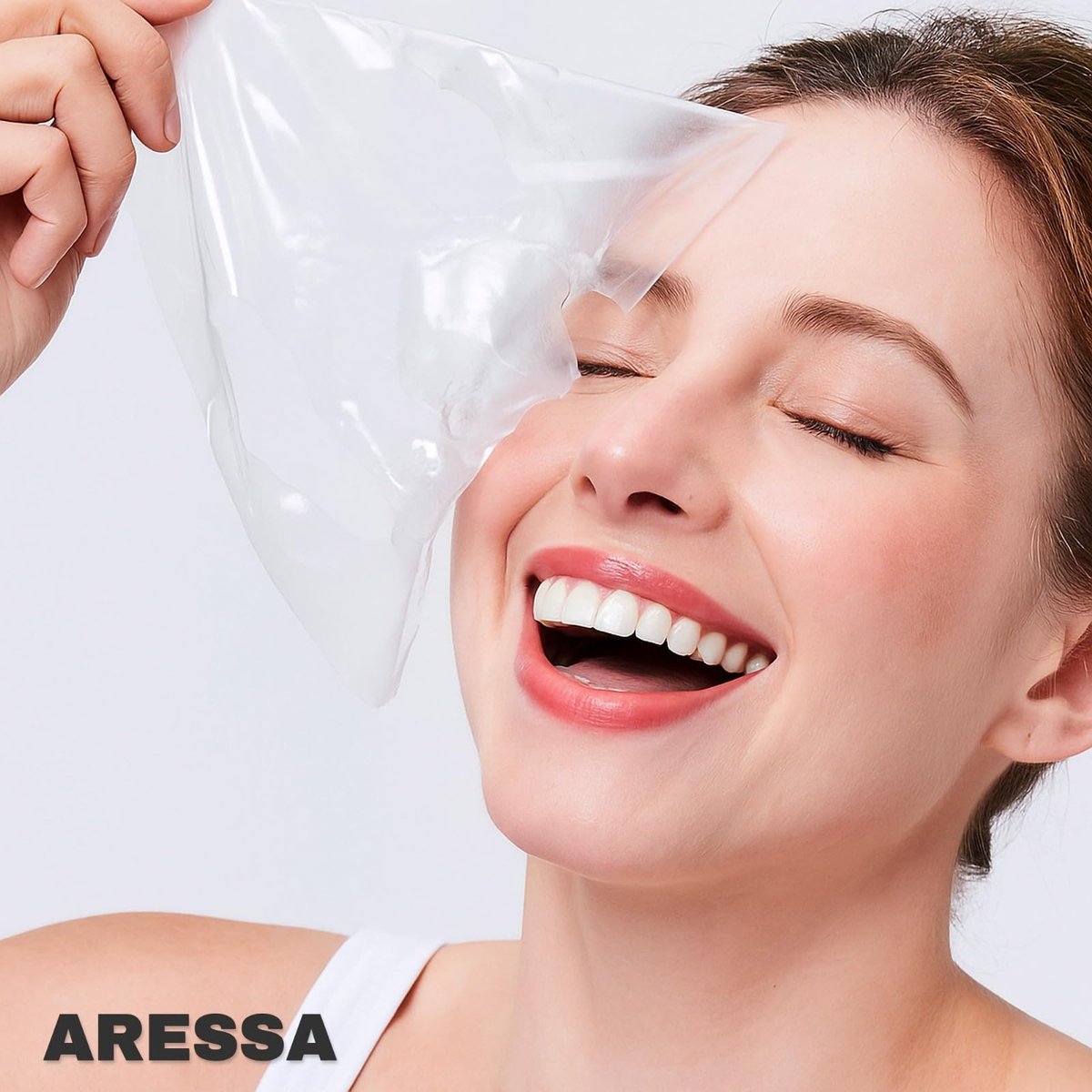 ARESSA SKYBDY Snail Mucin Glass Glow Hydrogel Face Mask - 4 Sheets, Collagen & Peptide Infused, Lifting & Anti-Aging Overnight Firming Hydration, Travel-Friendly - görsel 7