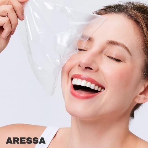 ARESSA SKYBDY Snail Mucin Glass Glow Hydrogel Face Mask - 4 Sheets, Collagen & Peptide Infused, Lifting & Anti-Aging Overnight Firming Hydration, Travel-Friendly - görsel 8