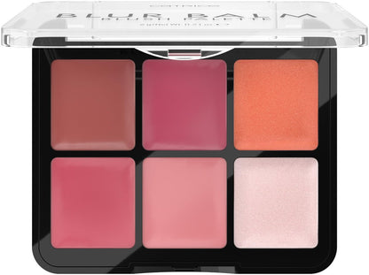 Catrice Blur Balm Blush Palette – 6-in-1 Blurring Flush & Highlighter Makeup, Balm-to-Powder Formula, Vegan & Cruelty Free