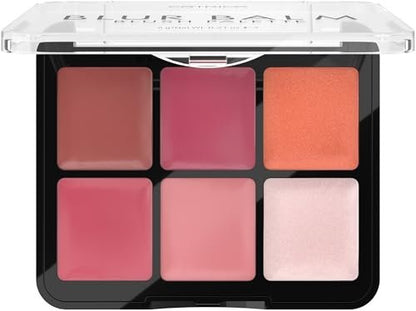 Catrice Blur Balm Blush Palette – 6-in-1 Blurring Flush & Highlighter Makeup, Balm-to-Powder Formula, Vegan & Cruelty Free