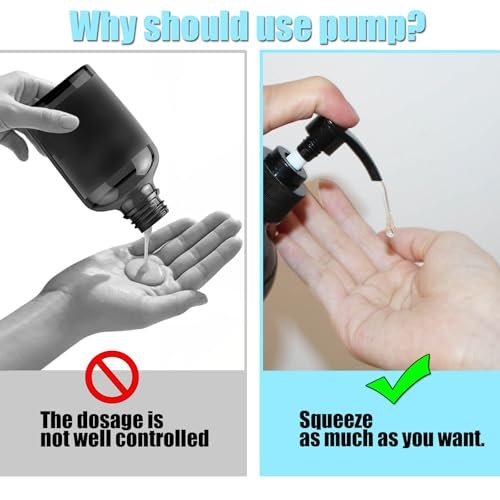 Castor Oil Pump Dispenser 2-Pack for 16 oz Bottles – Compatible with Queen of The Thrones, Heritage Store & Rejuve Naturals - görsel 5