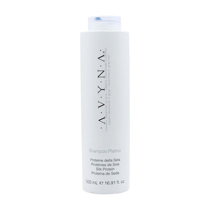 Avyna Italy Purple Shampoo - Tones Down Unwanted Yellow Hues on Grey, Lightened, or Streaked Hair - 16.9 Fl Oz Avelisse