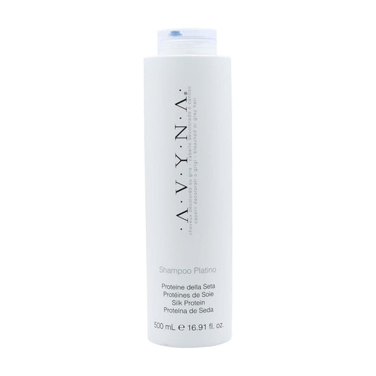Avyna Italy Purple Shampoo - Tones Down Unwanted Yellow Hues on Grey, Lightened, or Streaked Hair - 16.9 Fl Oz Avelisse