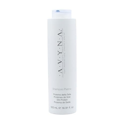 Avyna Italy Purple Shampoo - Tones Down Unwanted Yellow Hues on Grey, Lightened, or Streaked Hair - 16.9 Fl Oz Avelisse