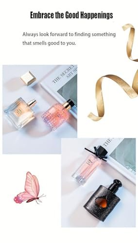 Women's Perfume Set: 4 Floral and Fruity Fragrances in a Gift Box, 105ml Total (3.5oz) - Elegant Scents for Any Occasion Avelisse