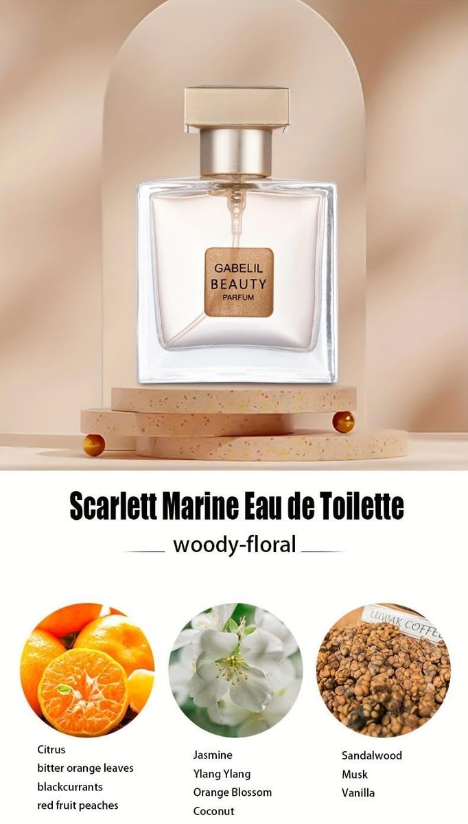 Women's Perfume Set: 4 Floral and Fruity Fragrances in a Gift Box, 105ml Total (3.5oz) - Elegant Scents for Any Occasion Avelisse