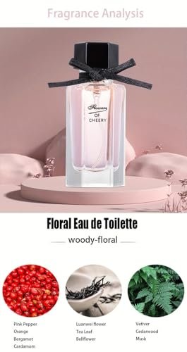 Women's Perfume Set: 4 Floral and Fruity Fragrances in a Gift Box, 105ml Total (3.5oz) - Elegant Scents for Any Occasion Avelisse