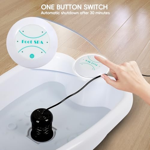 FAHKNS Professional Ionic Foot Detox Machine – Improve Sleep, Relieve Stress & Detox Cleanse with 2 Arrays & 50 Soaking Bags - görsel 6