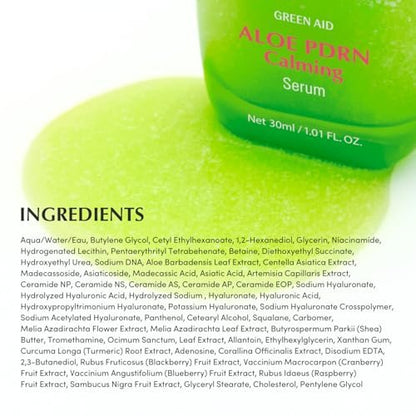 EQQUALBERRY Aloe PDRN Calming Smoothie Serum – Soothing Korean Skin Care for Sensitive Skin, Cica & Aloe for Repair, Hydrating & Radiant Glow, Non-Comedogenic (1.01oz / 30ml) Avelisse