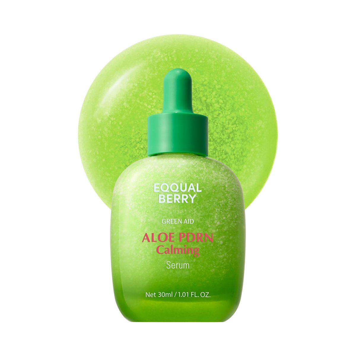 EQQUALBERRY Aloe PDRN Calming Smoothie Serum – Soothing Korean Skin Care for Sensitive Skin, Cica & Aloe for Repair, Hydrating & Radiant Glow, Non-Comedogenic (1.01oz / 30ml) Avelisse