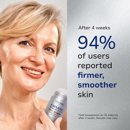 VELAMO ADVANCED Retinol Firming Serum Stick for Face, Neck & Chest - Visibly Tightens, Smooths & Firms Wrinkles, Laugh Lines with Bakuchiol, THPE & Antioxidants 1oz/30g