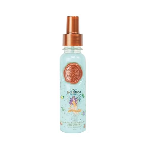 Origen Botánico Heat Protectant Hair Perfume - Alcohol-Free, Anti-Frizz, Detangling with Pheromones, Ritual of Temptation Jasmine & Vanilla Scent 120ml Avelisse