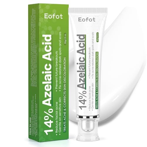 Eofot 14% Azelaic Acid Acne Cream – Helps Improve Appearance of Acnes, Acido Azelaico Face Moisturizer for Sensitive, Oily, Dry Skin, 1 Fl Oz - görsel 2