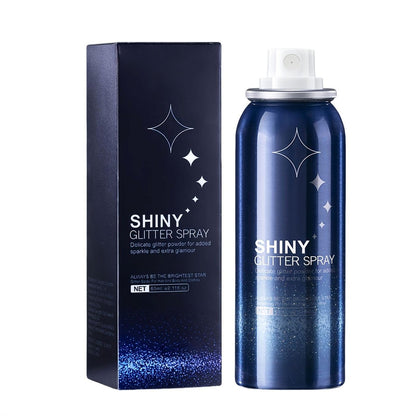 Silvery Body Glitter Spray - 2.11 Fl Oz Shimmer Spray for Body, Hair & Clothes | Festival Rave & Stage Makeup