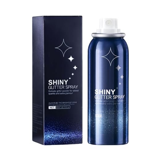 Silvery Body Glitter Spray - 2.11 Fl Oz Shimmer Spray for Body, Hair & Clothes | Festival Rave & Stage Makeup - görsel 2