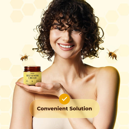 MONIER Bee Venom Cream Enhanced Formula - Hydrating, Smoothing, Firming, Wrinkle-Reducing Face Moisturizer, 1 Fl Oz Avelisse