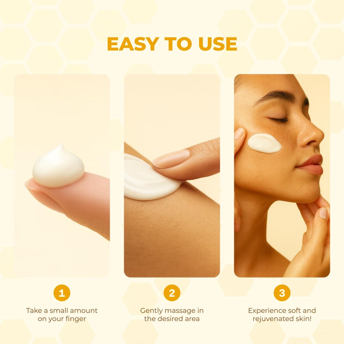 MONIER Bee Venom Cream Enhanced Formula - Hydrating, Smoothing, Firming, Wrinkle-Reducing Face Moisturizer, 1 Fl Oz Avelisse