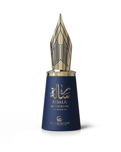 Le Falcone Risala Autograph Eau de Parfum – Unisex Signature Fragrance with Lime, Coconut, Leather & Ambergris – 3.4 fl oz / 100 ml Avelisse