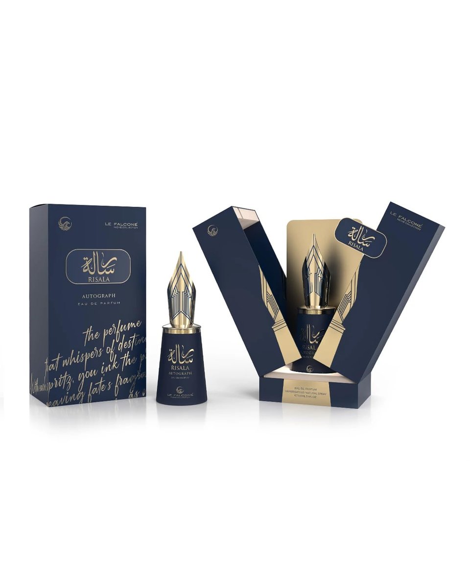 Le Falcone Risala Autograph Eau de Parfum – Unisex Signature Fragrance with Lime, Coconut, Leather & Ambergris – 3.4 fl oz / 100 ml Avelisse
