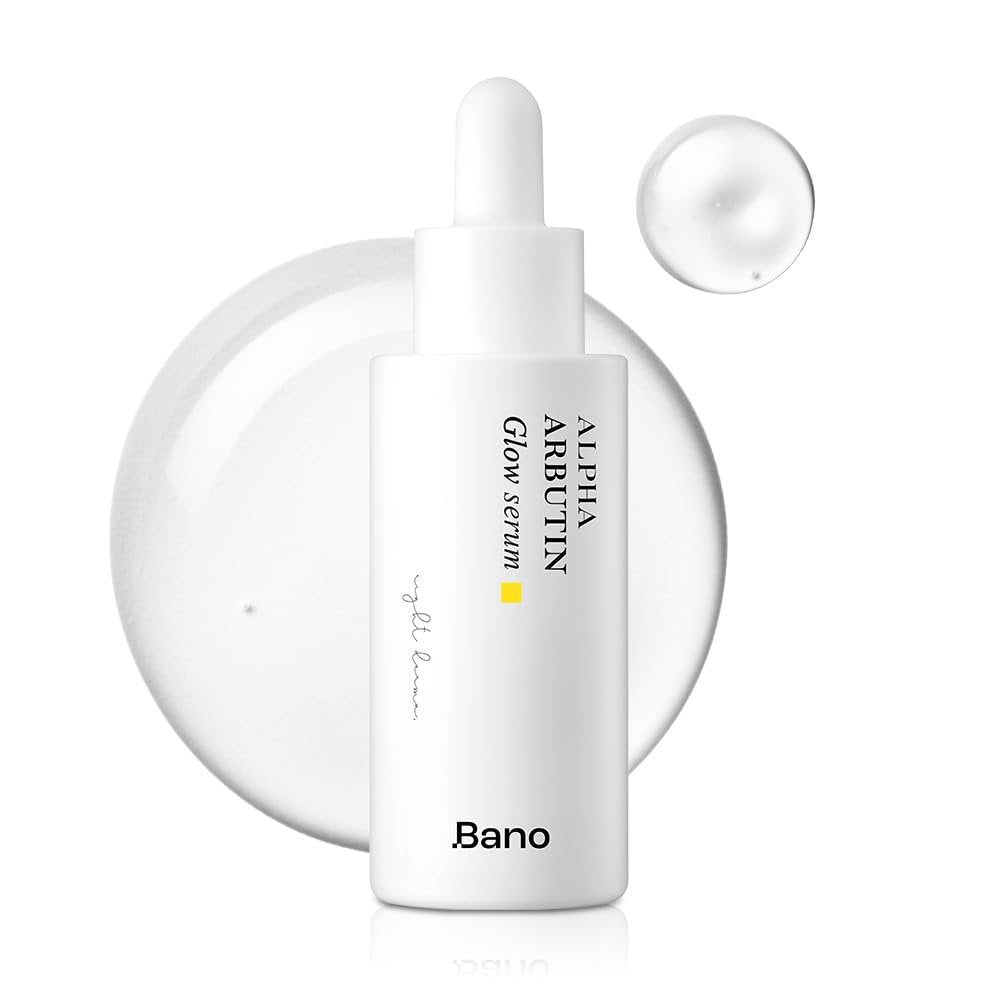 Bano Alpha Arbutin Glow Serum – 2% Alpha Arbutin + Niacinamide for Skin Vitality & Glow, Uneven Tone | Hydrating Hyaluronic Acid | Korean Skincare for Sensitive Skin | Fragrance-Free | 1.01 fl oz - görsel 1