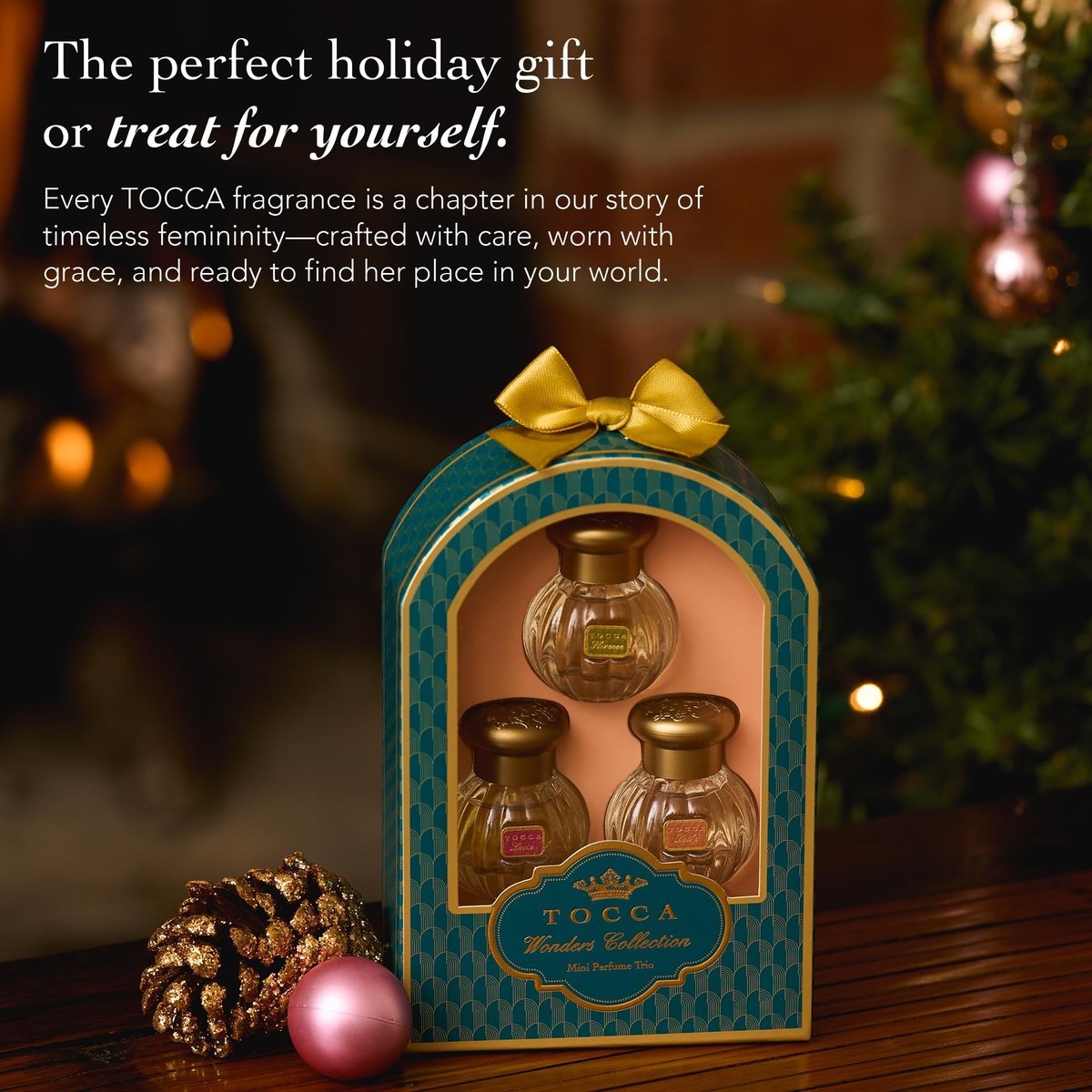 Tocca Wonders Collection Mini Perfume Gift Set - Trio of Florence, Lucia & Laila (5 ml Each) - görsel 3